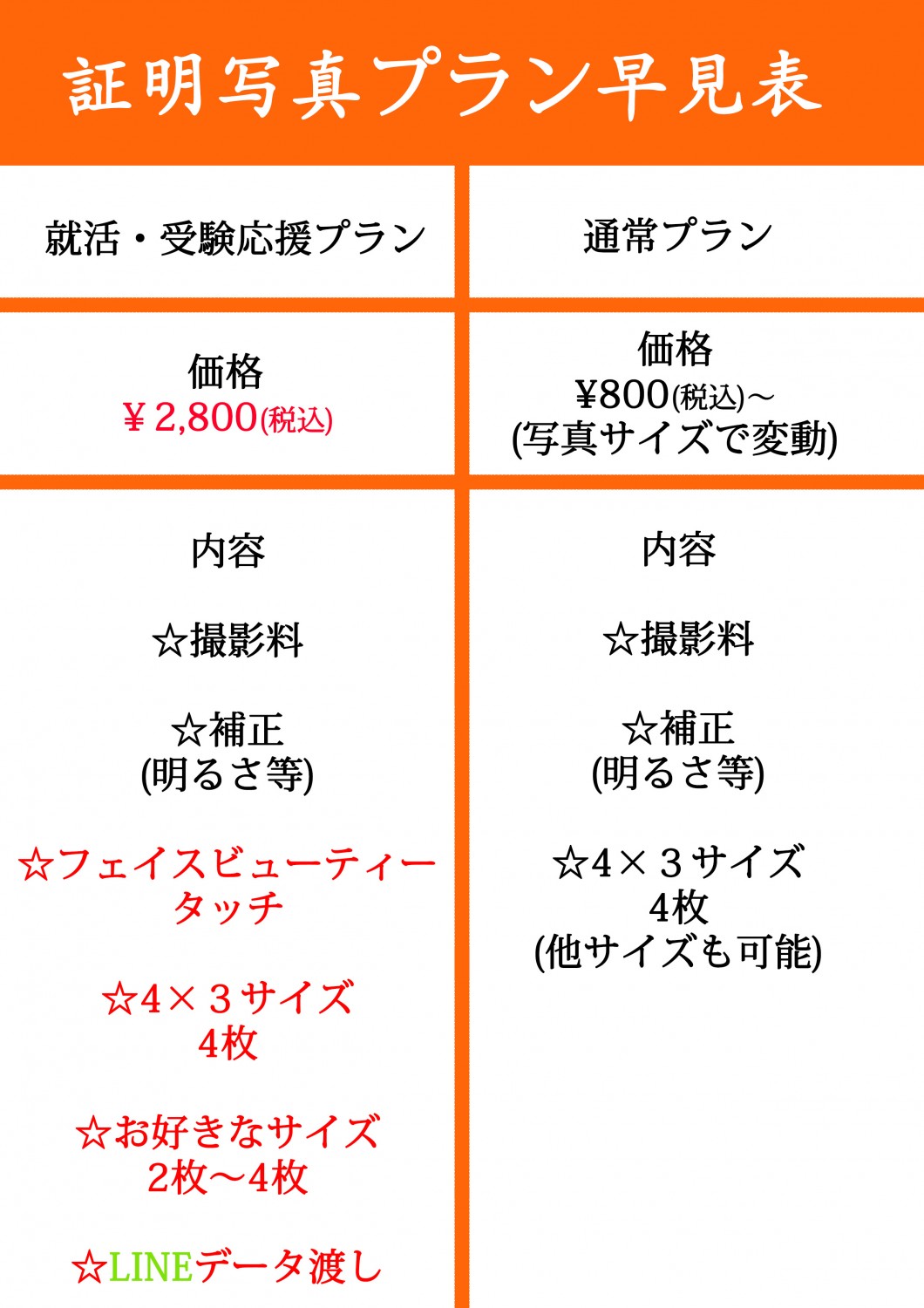 証明写真 | 田中カメラ Dreamy Photo Tanaka｜岐阜県養老郡養老町の写真館